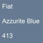 Preview: Fiat, Azzurite Blue, 413.